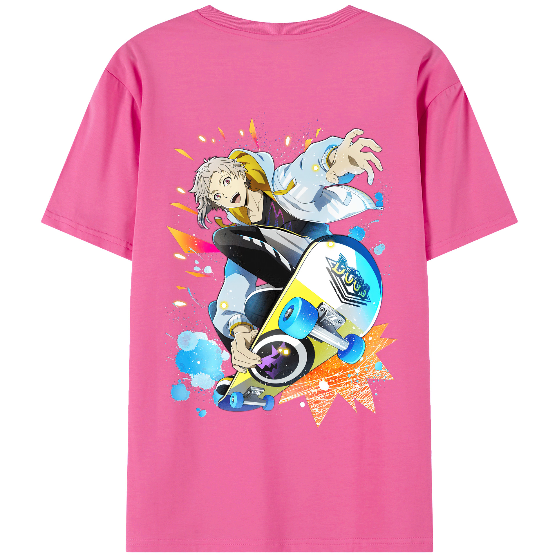（画像用） 文豪ストレイドッグス Bungo Stray Dogs レディース半袖Tシャツ(バックプリント)